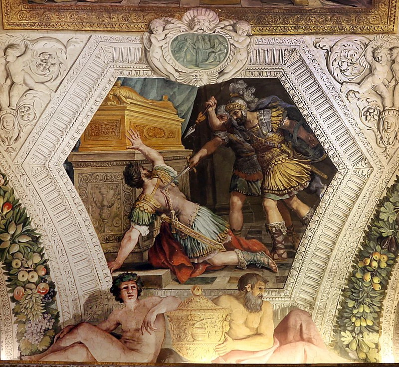 Storie di Salomone e della regina di Saba, Palazzo Mattei